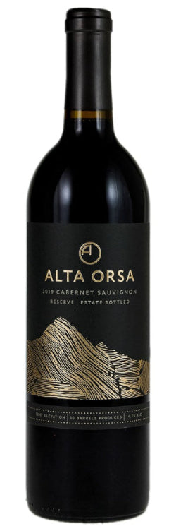 ALTA ORSA 2019 Reserve Cabernet Sauvignon, Mendocino