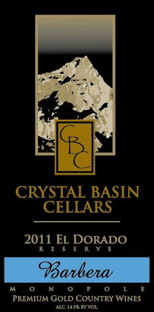 Crystal Basin Cellars Reserve Barbera wildcraftedwines.com