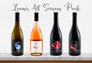 Loomis All Seasons 4-Pack Wine, Fire, Ember, Air, Snow, www.wildcraftedwines.com
