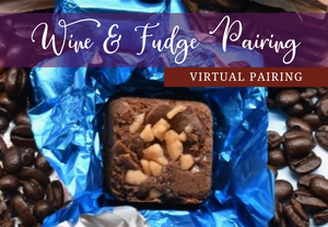 wine and fudge pairing chocolate flair for fudge www.wildcraftedwines.com